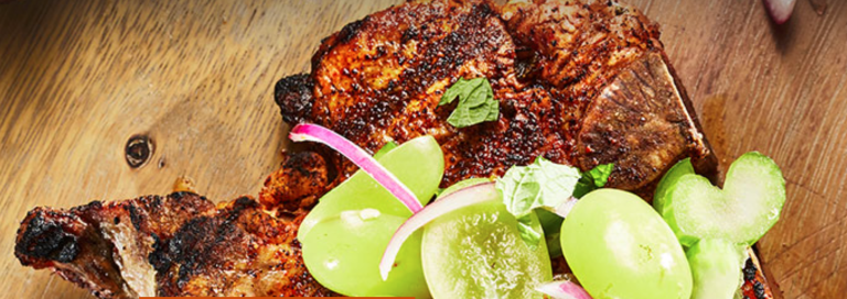 Chuleta de cerdo con chile