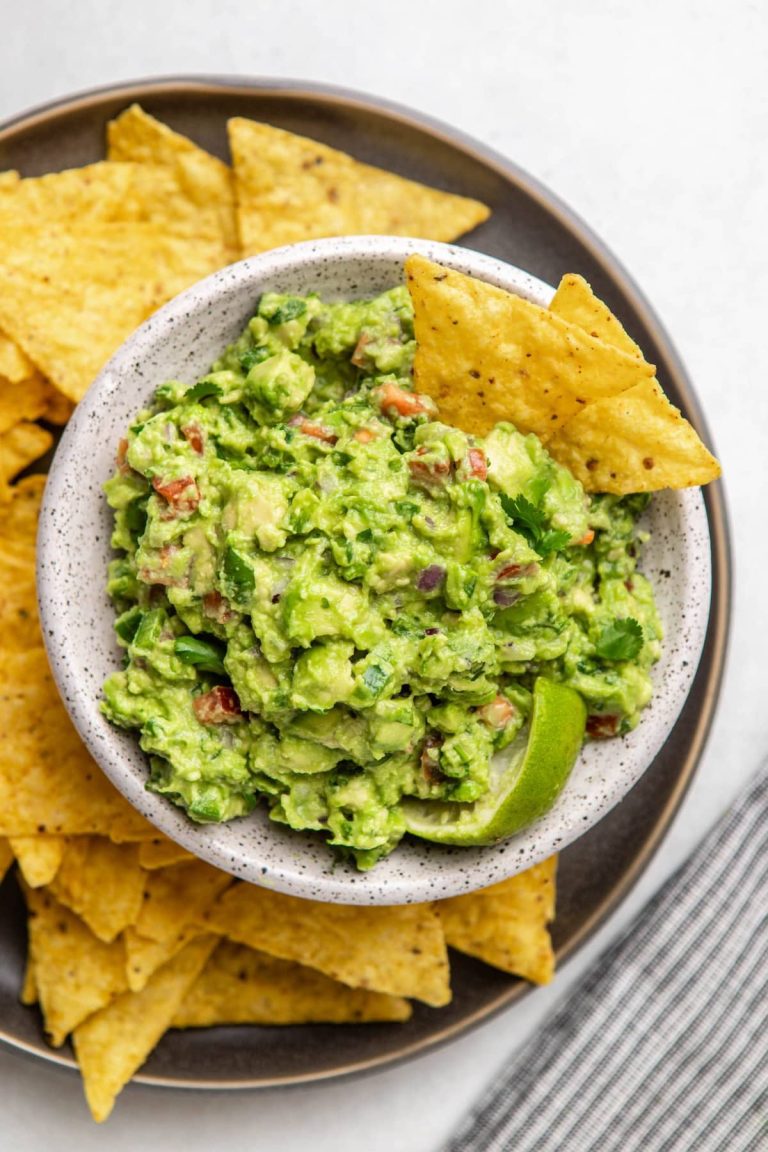Guacamole tres chiles